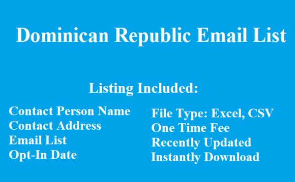 Dominican Republic email list