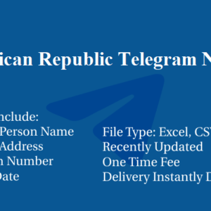 Dominican Republic telegram database