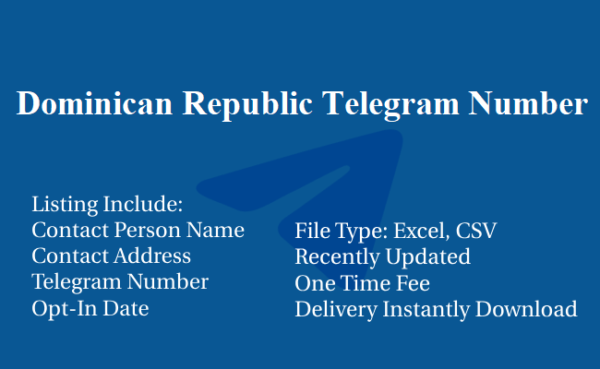 Dominican Republic telegram database