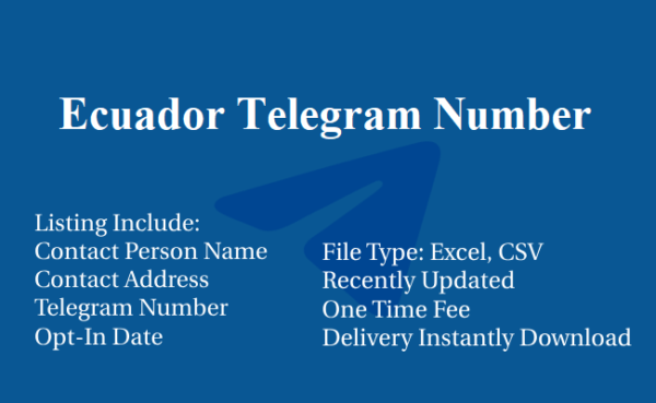 Ecuador telegram database