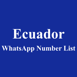 厄瓜多尔 WhatsApp 号码列表