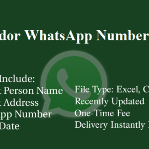 Ecuador whatsapp number database