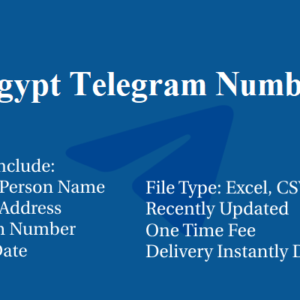 Egypt telegram database