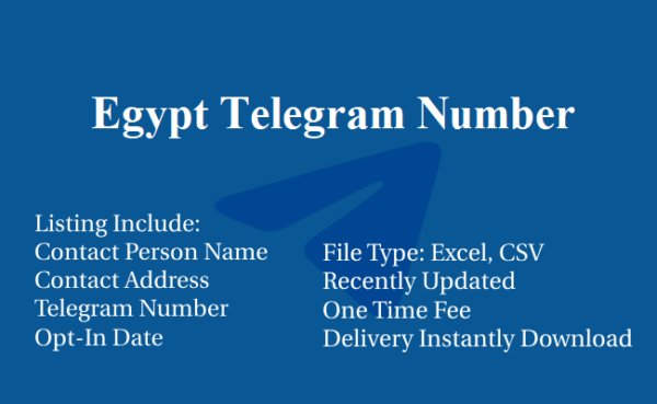 Egypt telegram database