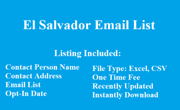 El Salvador email list