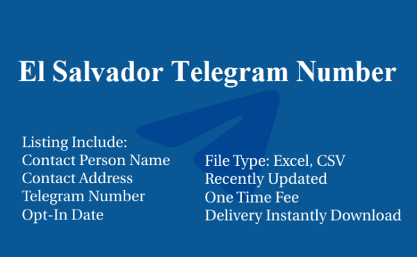 El Salvador telegram database