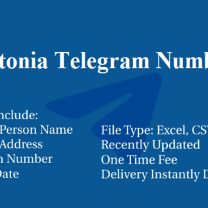 Estonia telegram database