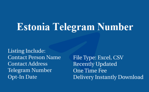 Estonia telegram database