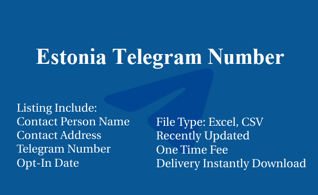 Estonia Telegram Number