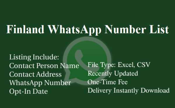 Finland whatsapp number database