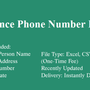 France phone number database