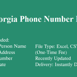 Georgia phone number database