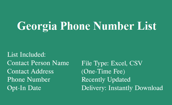 Georgia Phone Number