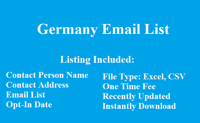 德国邮件列表