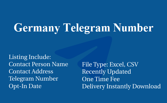 Germany Telegram Number