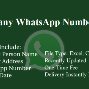 Germany whatsapp database