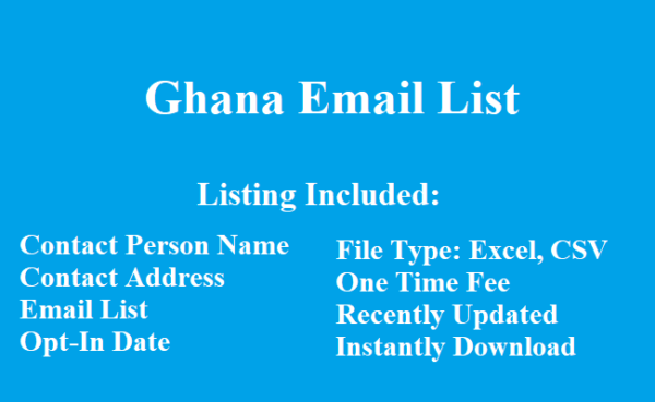 Ghana email list