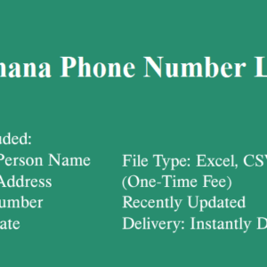 Ghana phone number database