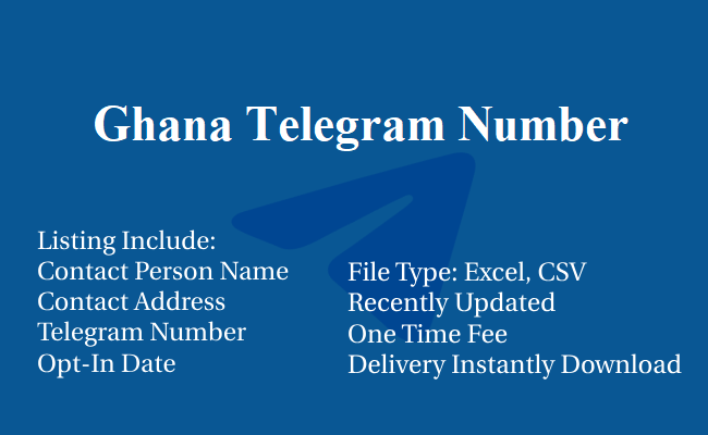 Ghana Telegram Number