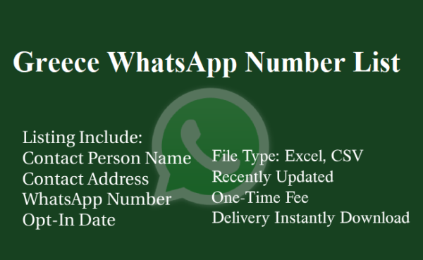 Greece whatsapp database