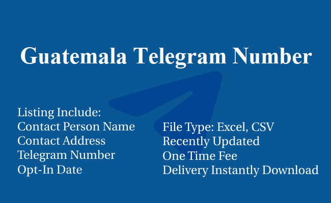 Guatemala Telegram Number