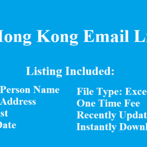 Hong Kong email list