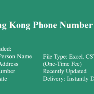 Hong kong phone number database