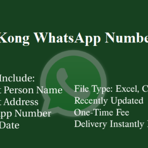 Hong Kong whatsapp number database