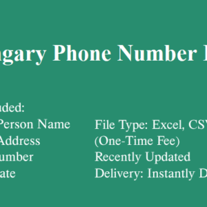 Hungary phone number database