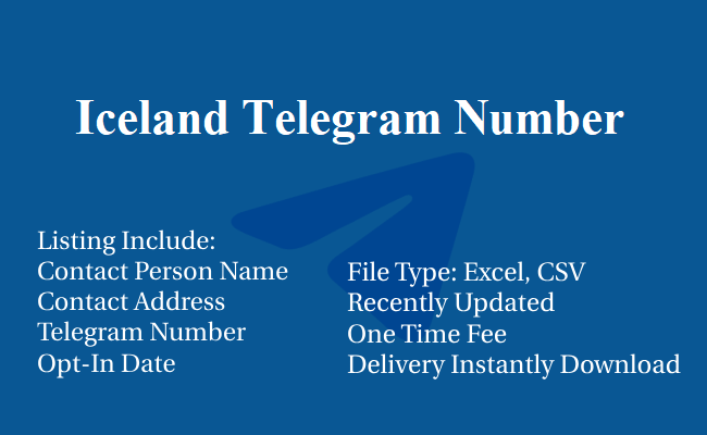 Iceland Telegram Number