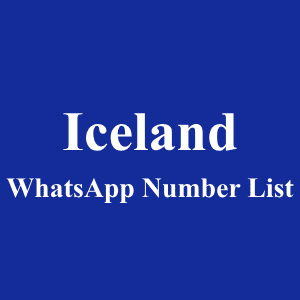 冰岛 WhatsApp 号码列表