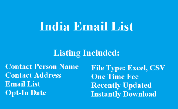 India email list