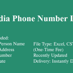 India phone number database