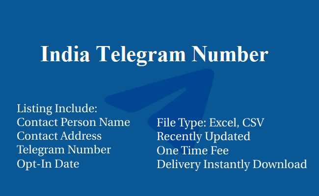India Telegram Number