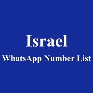 Israel WhatsApp Number List