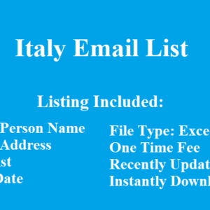 Italy email list