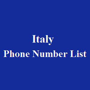 意大利电话号码表
