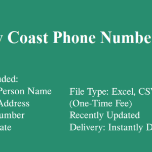 Ivory coast phone number database