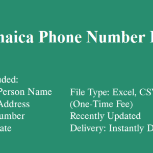 Jamaica phone number database