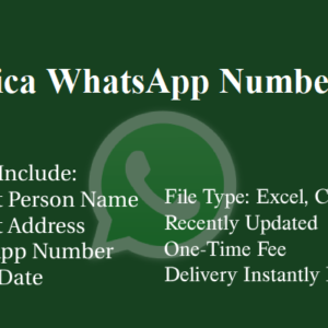 Jamaica whatsapp number database