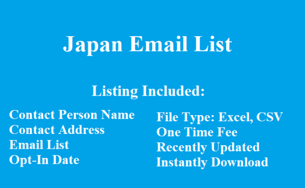 Japan email list