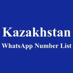 Kazakhstan WhatsApp Number List