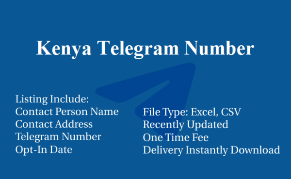 Kenya telegram database