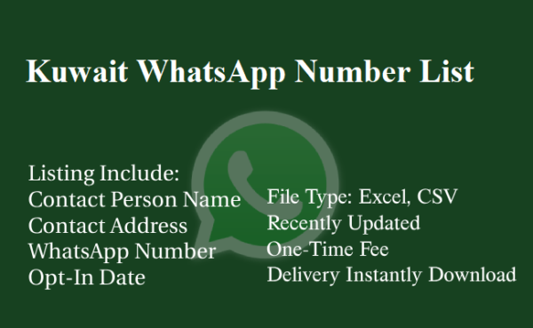 Kuwait whatsapp number database