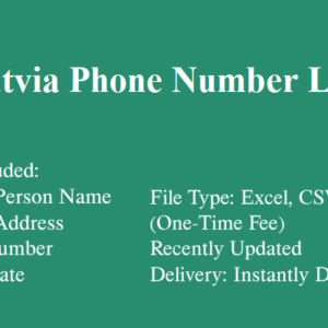 Latvia phone number database