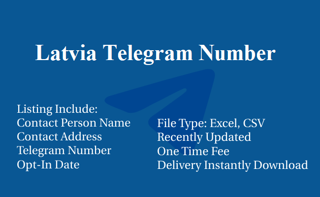 Latvia Telegram Number