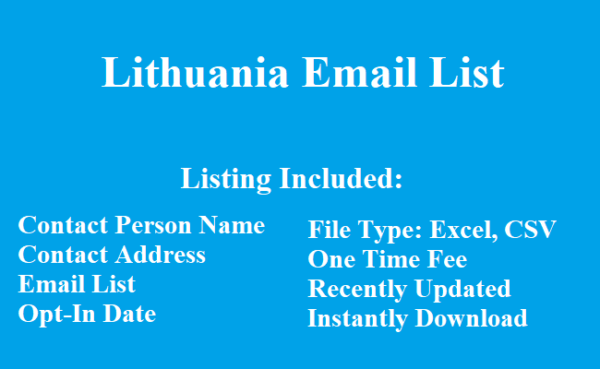 Lithuania email list