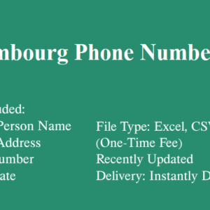 Luxembourg phone number database