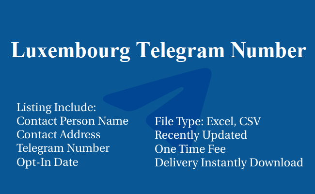 Luxembourg Telegram Number