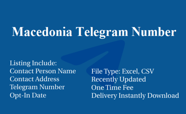 Macedonia telegram database